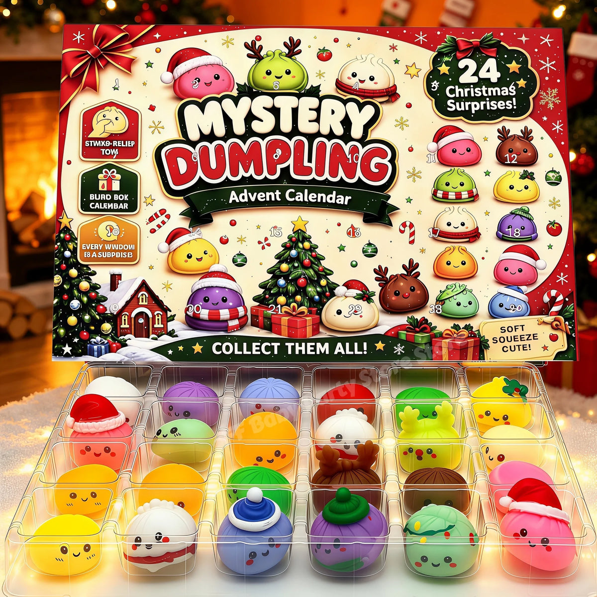 24 Days of Squishy Surprises Advent Calendar